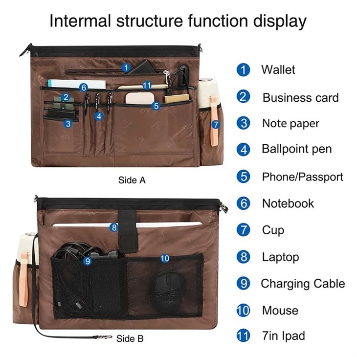 Large Tote Bag With USB