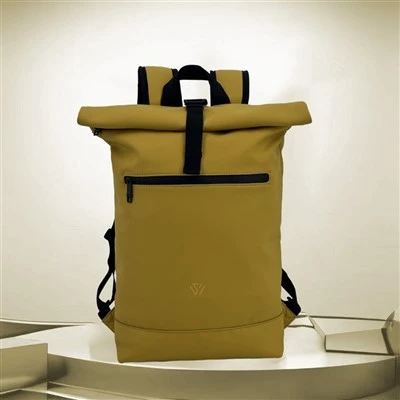 Roll-top batoh z PU kože